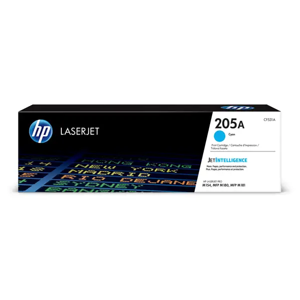 1x Cartuccia toner ciano originale LaserJet HP 205A_1.000PAG