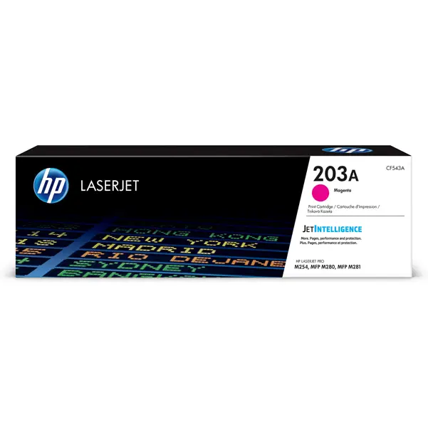 1x Cartuccia toner magenta originale LaserJet HP 203A_1.300PAG