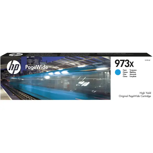 1x CARTUCCIA CIANO HP 973X PageWide 477DWT-452DWT