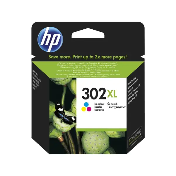 1x CARTUCCIA INCHIOSTRO TRICROMIA ALTA CAPACITA' HP 302XL