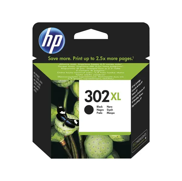 1x CARTUCCIA INCHIOSTRO NERO AD ALTA CAPACITA' HP 302XL