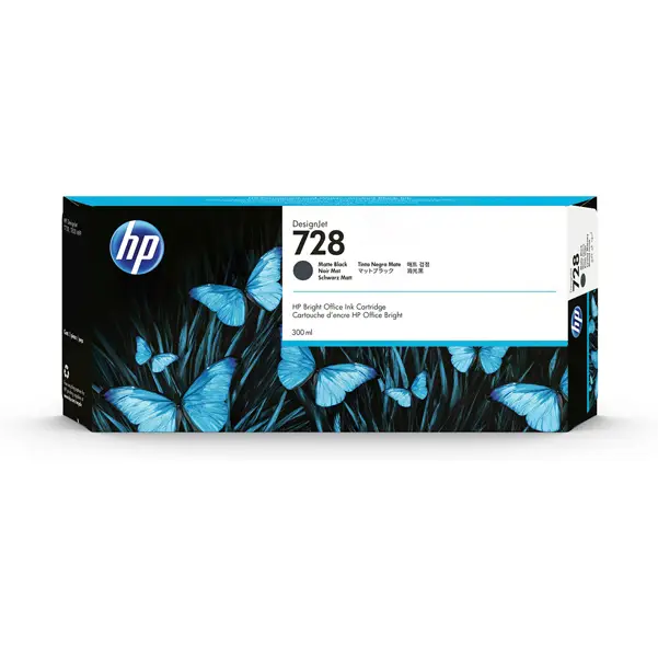 1x  CARTUCCIA GETTO D'INCHIOSTRO HP 728 NERO 300ML
