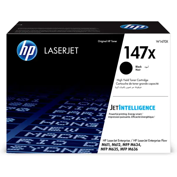 1x Cartuccia toner nero originale LaserJet HP 147X per HP FP M 635 z