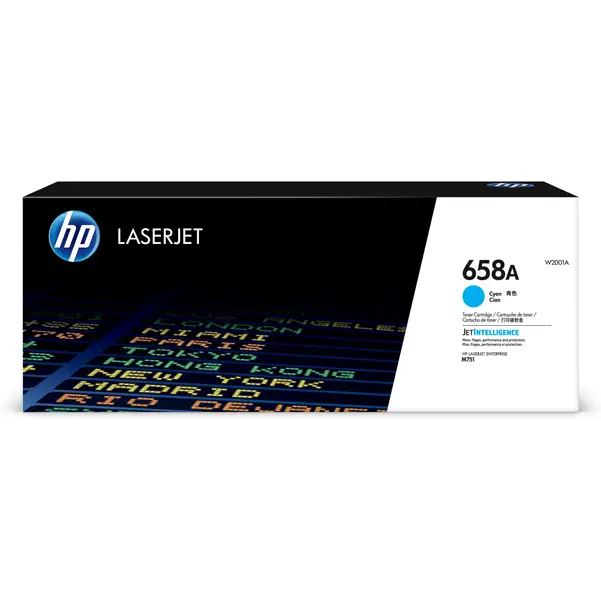 1x Cartuccia toner Hp ciano originale LaserJet HP 658A