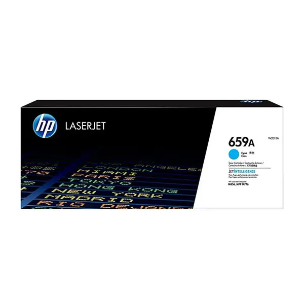 1x Cartuccia Toner Hp Ciano Laserjet 659A