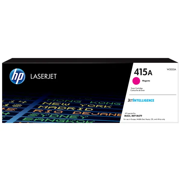 1x Cartuccia toner Magenta 415A per HP Color LaserJet Pro M 454 Series/ Pro M 454 d