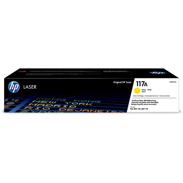 1x Cartuccia Toner Giallo 117A per HP Laser Jet 150 -MFP178/179