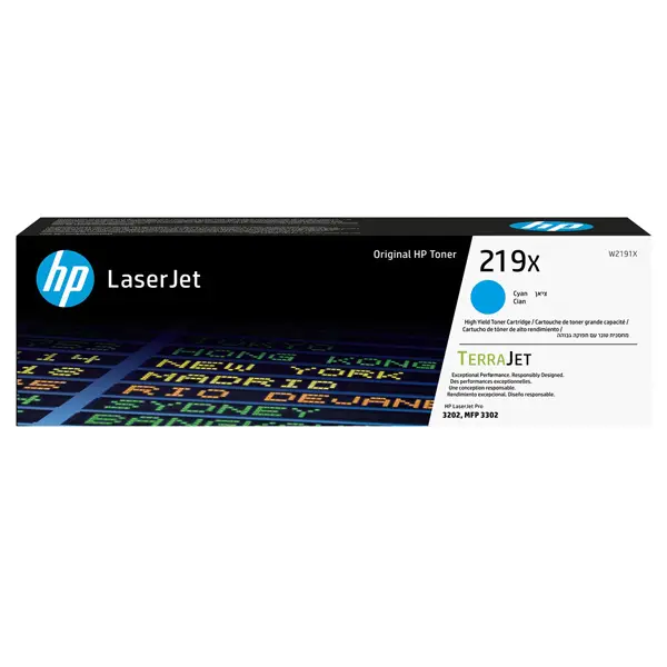 1x Hp Toner Ciano 219X _2.500 pag