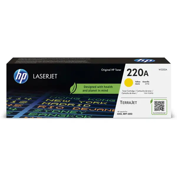 1x HP Cartuccia toner originale giallo LaserJet HP 220A_1.800 pag