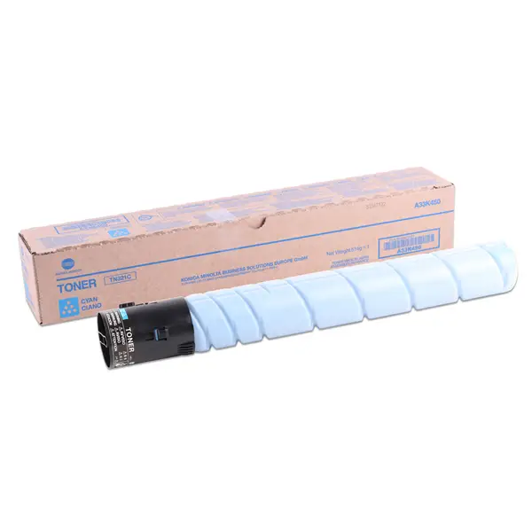 1x TONER CIANO TN-321C BIZHUB C224 C284 C364