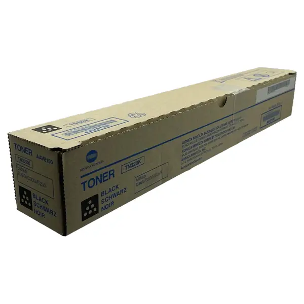 1x Konika Minolta Toner Nero TN-328BK