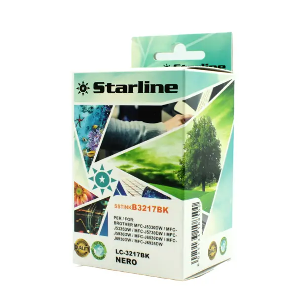 1x CARTUCCIA INK NERO PER PRINT C/BROTHER LC3217BK