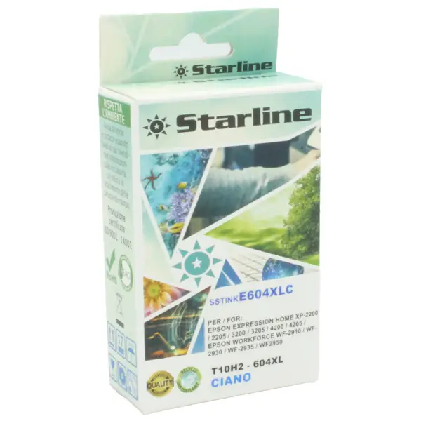 1x Starline Cartuccia Ciano 604XL_Ananas Pag 350