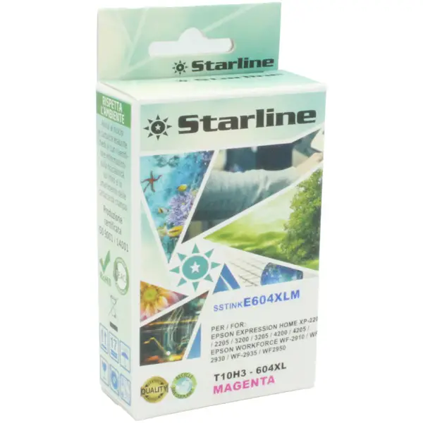 1x Starline Cartuccia Magenta 604XL_Ananas Pag 350