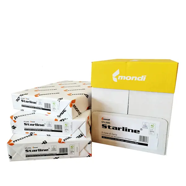 5x CARTA FOTOCOPIE A4 80gr 500Fg Bianca STARLINE