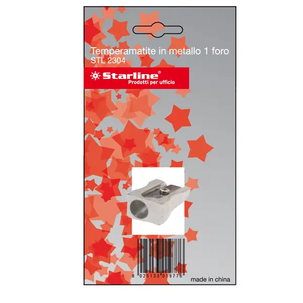 1x BLISTER 1 TEMPERAMATITE 1 FORO IN METALLO STARLINE