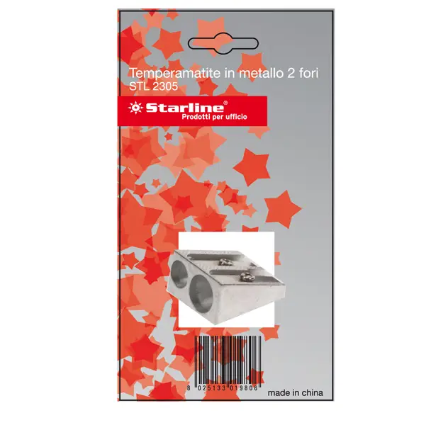 1x BLISTER 1 TEMPERAMATITE 2 FORI IN METALLO STARLINE