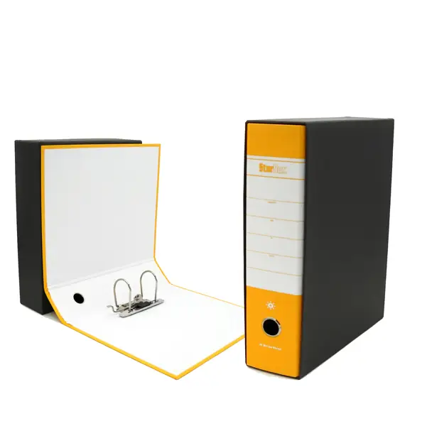 1x Registratore STARBOX f.to commerciale dorso 8cm giallo STARLINE