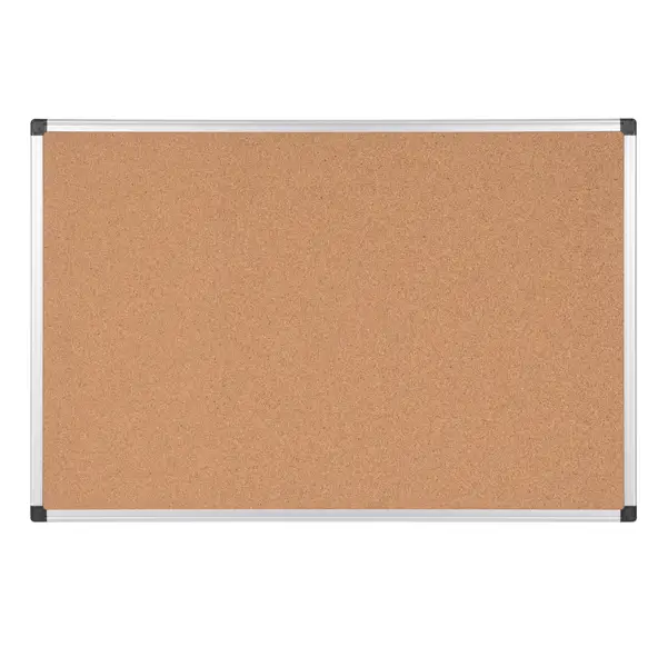 1x Lavagna sughero 60x90cm cornice alluminio Starline