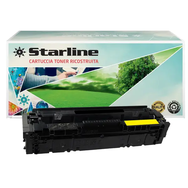 1x Starline Toner Giallo per HP Color laserjet pro M155-M180-M183_2.500 pag