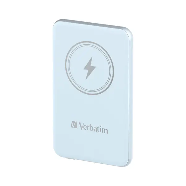 1x Power Bank Wireless Magnetico 5000 mAh Blu_ Verbatim