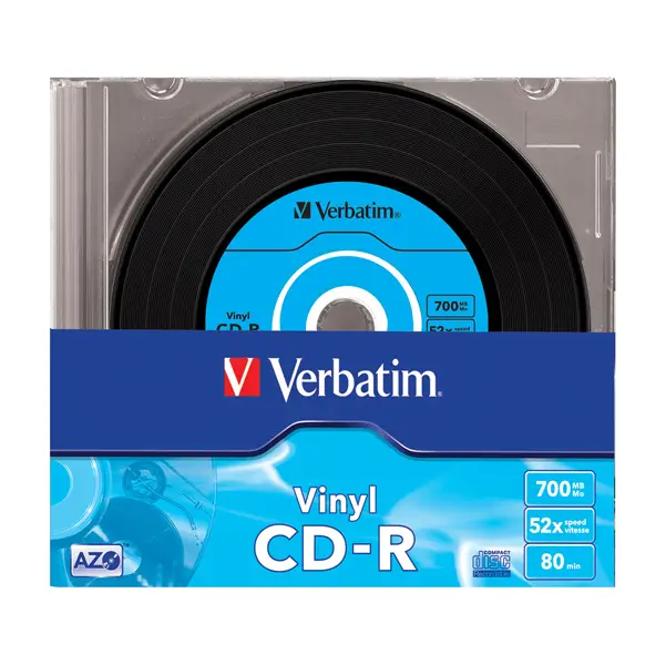 1x  SCATOLA 10 CD-R DATALIFEPLUS DATA VINYL SLIM 1X-52X 700 MB AZO COLOUR