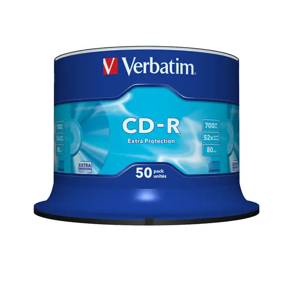 1x SCATOLA 50 CD-R DATALIFE SPINDLE 1X-52X 700MB SERIGRAFATO EXTRA PROTECTION