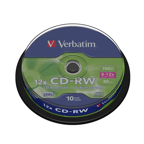 1x SCATOLA 10 CD-RW DATALIFEPLUS 8x-10x 700MB SERIGRAFATO PACK SPINDLE_RISCRIVIBILE