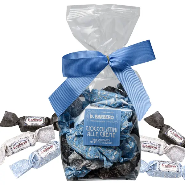1x Cioccolatini misti ripieni alle creme in sacchetto da 200gr Barbero